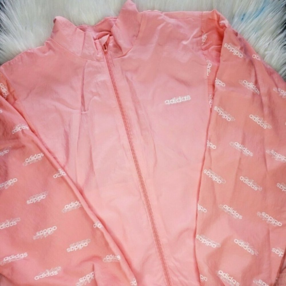 Adidas Pink Track Jacket - Size S